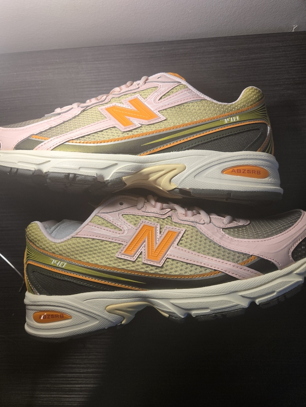 New Balance 740 Pink Green Lifestyle Sneakers Men’s 10.5 / Women’s 12 U740GP2 Ne - Picture 2 of 10